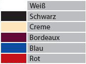 Farbkarte Stretchhussen Decodoria und BASIC