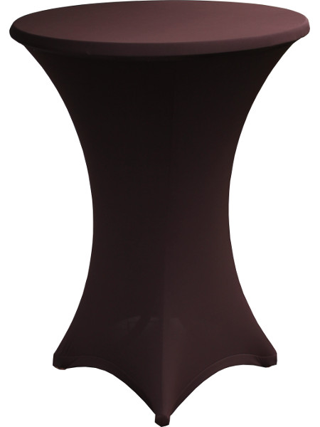 Tischplattenbezug Deckel Schwarz für 85cm Stehtisch Stretch Table Topper Husse 