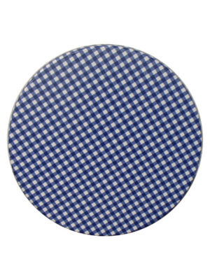 Tischplatte Karo-blau