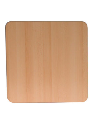 Eckige Tischplatte in Buche-Dekor mit MDF-Kern in 68 x 68 cm