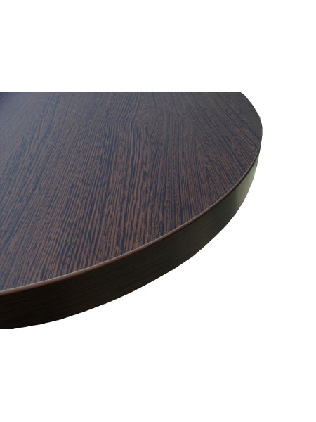 Tischkante Durolight im dunklen Holz-Dekor WENGE