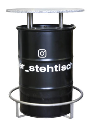 Fass-Stehtisch-Fußring