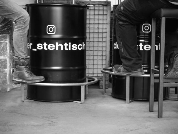Fass-Stehtisch-Fußring – Bild 3
